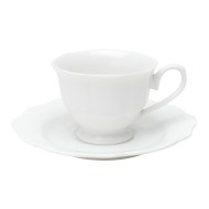 Xicara 80ml Para Café Porcelana Maldivas Branco